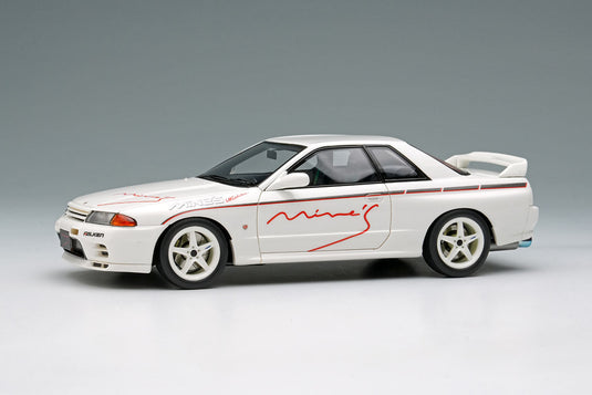 EIDOLON EM644B Mine's Skyline GT-R (BNR32) N1 White (5 Spoke Wheel) Limited 80pcs Make Up 1/43 EM644B