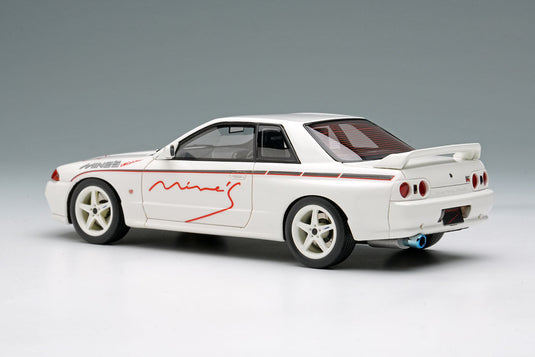 EIDOLON EM644B Mine's Skyline GT-R (BNR32) N1 White (5 Spoke Wheel) Limited 80pcs Make Up 1/43 EM644B