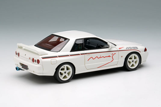 EIDOLON EM644B Mine's Skyline GT-R (BNR32) N1 White (5 Spoke Wheel) Limited 80pcs Make Up 1/43 EM644B