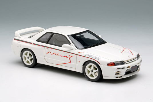 EIDOLON EM644B Mine's Skyline GT-R (BNR32) N1 White (5 Spoke Wheel) Limited 80pcs Make Up 1/43 EM644B