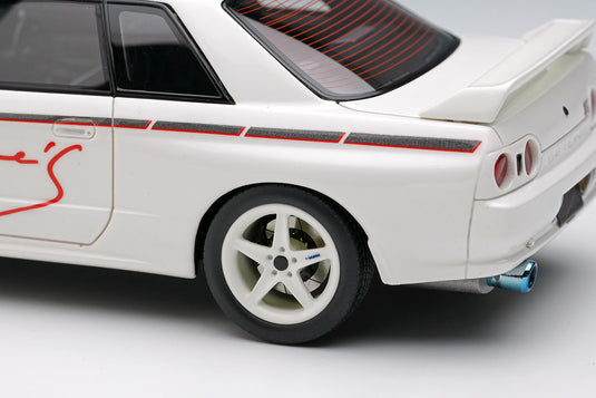 EIDOLON EM644B Mine's Skyline GT-R (BNR32) N1 White (5 Spoke Wheel) Limited 80pcs Make Up 1/43 EM644B