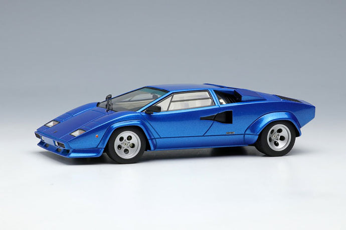EIDOLON EM651A Lamborghini Countach LP5000S 1982 Metallic Blue Make Up 1/43 EM651A