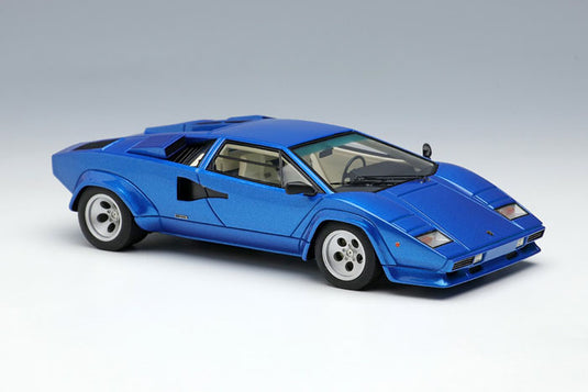 EIDOLON EM651A Lamborghini Countach LP5000S 1982 Metallic Blue Make Up 1/43 EM651A