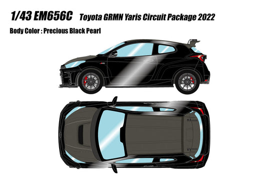 Pre-order EIDOLON 1/43 EM656C Toyota GRMN Yaris Circuit Package 2022 Precious Black Pearl