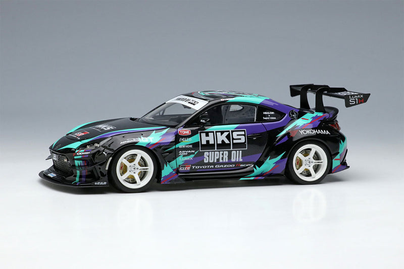 Laden Sie das Bild in Galerie -Viewer, EIDOLON EM665 HKS Racing Performer GR86 Limited 180pcs Make Up 1/43 EM665
