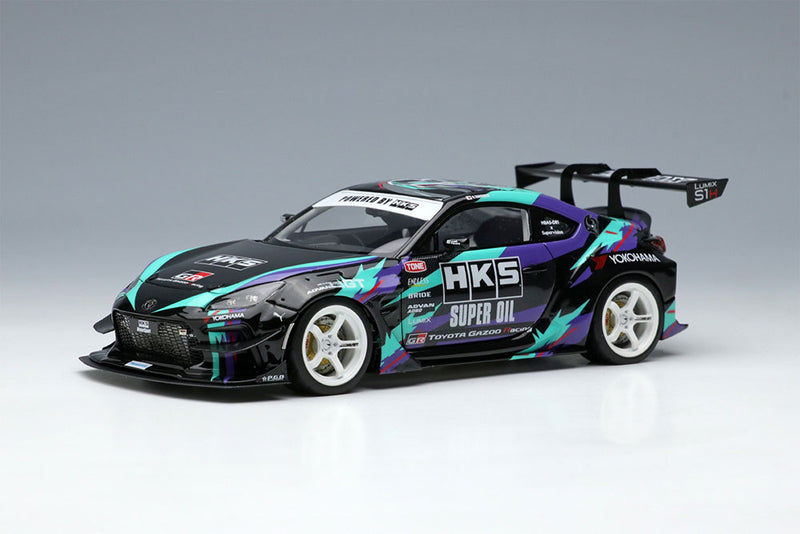 Laden Sie das Bild in Galerie -Viewer, EIDOLON EM665 HKS Racing Performer GR86 Limited 180pcs Make Up 1/43 EM665

