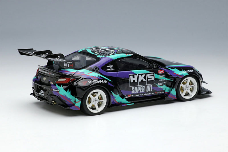Laden Sie das Bild in Galerie -Viewer, EIDOLON EM665 HKS Racing Performer GR86 Limited 180pcs Make Up 1/43 EM665
