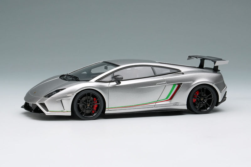 Laden Sie das Bild in Galerie -Viewer, EIDOLON EM670A Lamborghini Gallardo LP570-4 Squadra Corse 2014 Grigio Thalasso Limited 100pcs Make Up 1/43 EM670A
