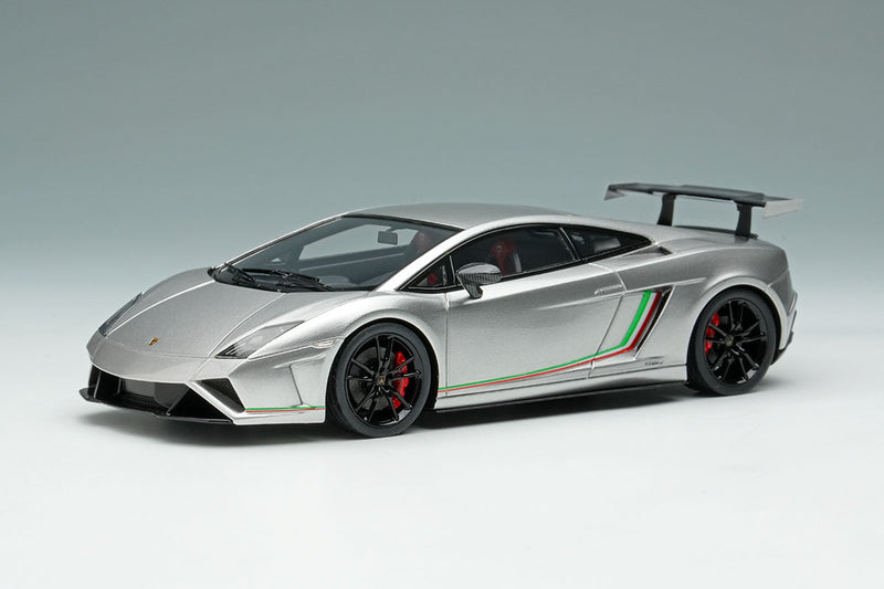 Laden Sie das Bild in Galerie -Viewer, EIDOLON EM670A Lamborghini Gallardo LP570-4 Squadra Corse 2014 Grigio Thalasso Limited 100pcs Make Up 1/43 EM670A
