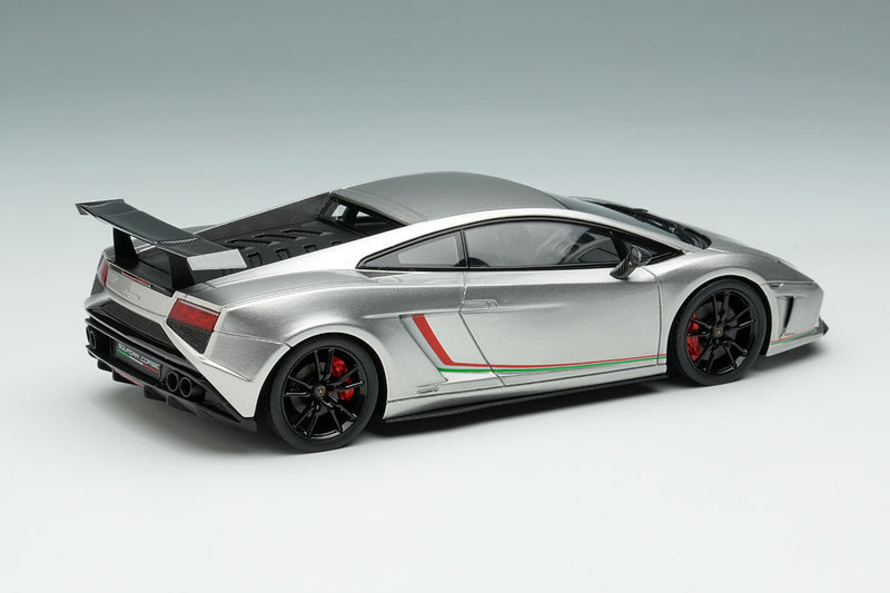 Laden Sie das Bild in Galerie -Viewer, EIDOLON EM670A Lamborghini Gallardo LP570-4 Squadra Corse 2014 Grigio Thalasso Limited 100pcs Make Up 1/43 EM670A
