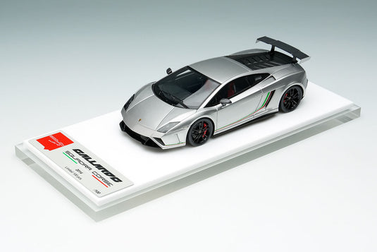 EIDOLON EM670A Lamborghini Gallardo LP570-4 Squadra Corse 2014 Grigio Thalasso Limited 100pcs Make Up 1/43 EM670A