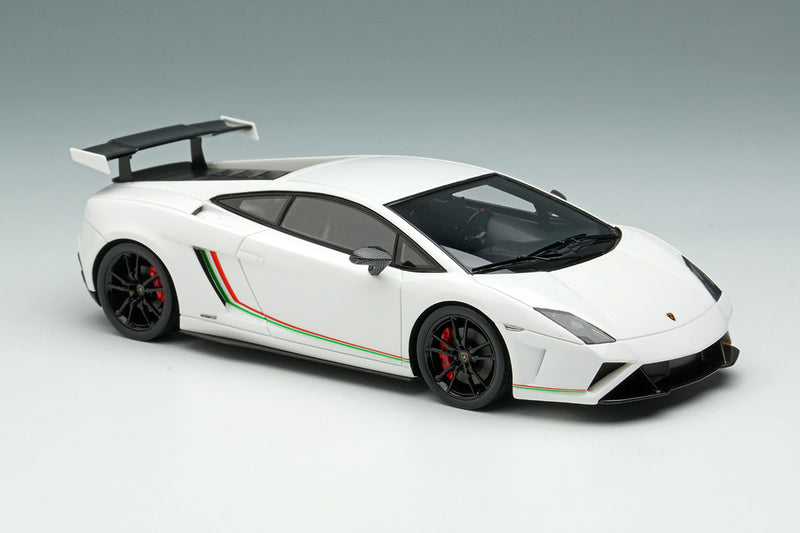 Laden Sie das Bild in Galerie -Viewer, EIDOLON EM670C Lamborghini Gallardo LP570-4 Squadra Corse 2014 Bianco Monocerus Limited 80pcs Make Up 1/43 EM670C
