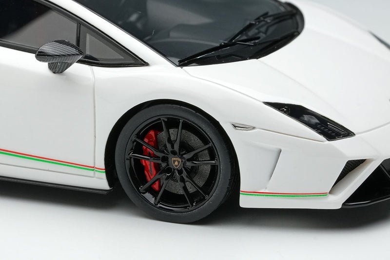 Laden Sie das Bild in Galerie -Viewer, EIDOLON EM670C Lamborghini Gallardo LP570-4 Squadra Corse 2014 Bianco Monocerus Limited 80pcs Make Up 1/43 EM670C
