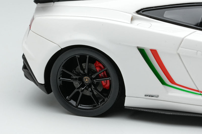 Laden Sie das Bild in Galerie -Viewer, EIDOLON EM670C Lamborghini Gallardo LP570-4 Squadra Corse 2014 Bianco Monocerus Limited 80pcs Make Up 1/43 EM670C
