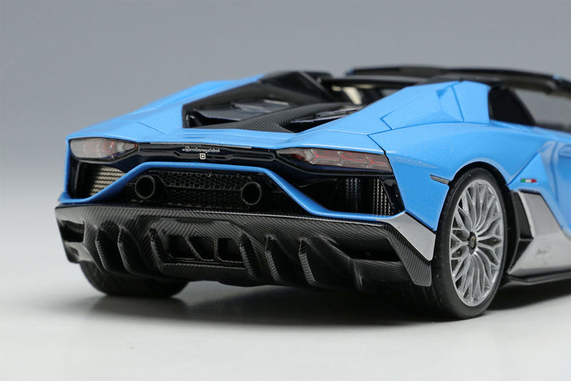 Laden Sie das Bild in Galerie -Viewer, EIDOLON EM701 Lamborghini Aventador LP780-4 Ultimae Roadster Tributo Miura Roadster 2022 Azzurro Flake Limited 180pcs Make Up 1/43 EM701
