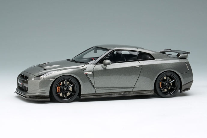 EIDOLON EM703 Nissan GT-R (NISMO R35 CRS Version) 2008 Dark Metal Gray Make Up 1/43 EM703