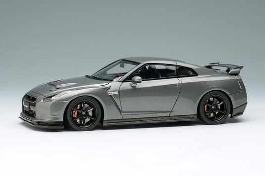 EIDOLON EM703 Nissan GT-R (NISMO R35 CRS Version) 2008 Dark Metal Gray Make Up 1/43 EM703