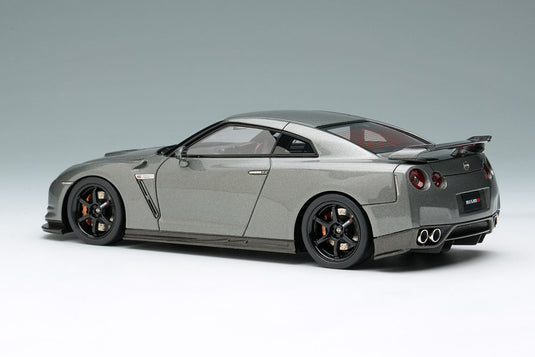 EIDOLON EM703 Nissan GT-R (NISMO R35 CRS Version) 2008 Dark Metal Gray Make Up 1/43 EM703