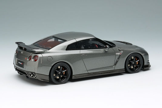 EIDOLON EM703 Nissan GT-R (NISMO R35 CRS Version) 2008 Dark Metal Gray Make Up 1/43 EM703