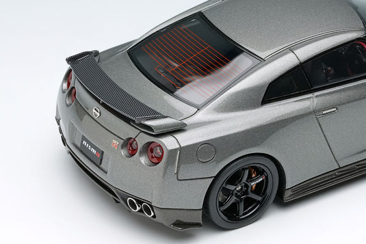 EIDOLON EM703 Nissan GT-R (NISMO R35 CRS Version) 2008 Dark Metal Gray Make Up 1/43 EM703