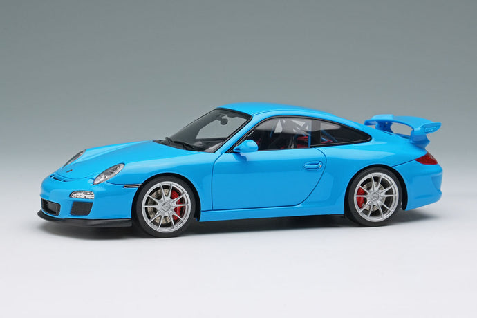 EIDOLON EM721A Porsche 911 (997.2) GT3 Clubsport 2010 Riviera Blue Limited 100pcs Make Up 1/43 EM721A