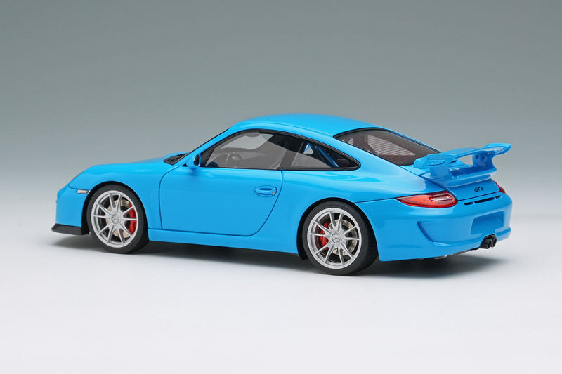 Laden Sie das Bild in Galerie -Viewer, EIDOLON EM721A Porsche 911 (997.2) GT3 Clubsport 2010 Riviera Blue Limited 100pcs Make Up 1/43 EM721A
