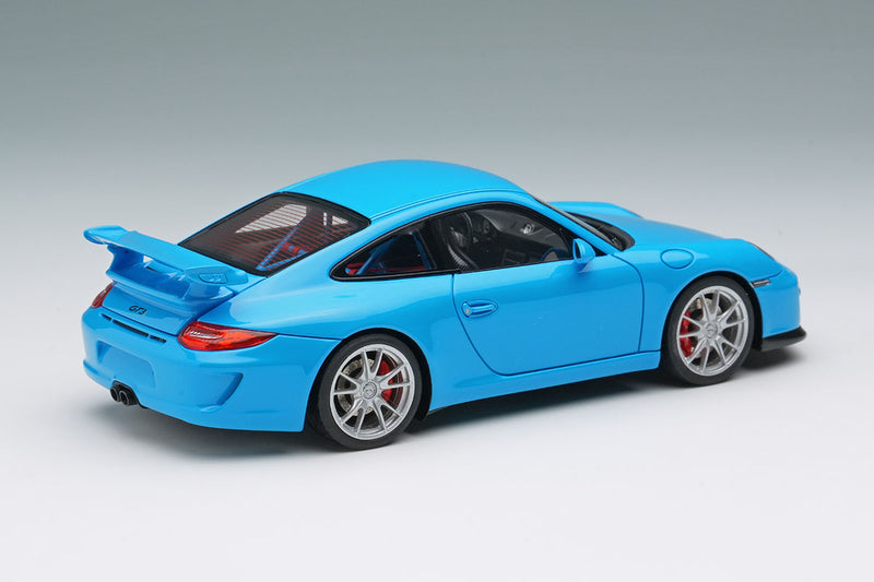 Laden Sie das Bild in Galerie -Viewer, EIDOLON EM721A Porsche 911 (997.2) GT3 Clubsport 2010 Riviera Blue Limited 100pcs Make Up 1/43 EM721A

