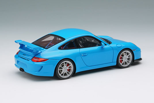 EIDOLON EM721A Porsche 911 (997.2) GT3 Clubsport 2010 Riviera Blue Limited 100pcs Make Up 1/43 EM721A