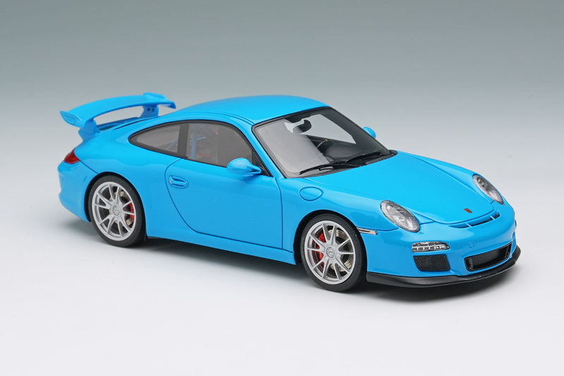 Laden Sie das Bild in Galerie -Viewer, EIDOLON EM721A Porsche 911 (997.2) GT3 Clubsport 2010 Riviera Blue Limited 100pcs Make Up 1/43 EM721A
