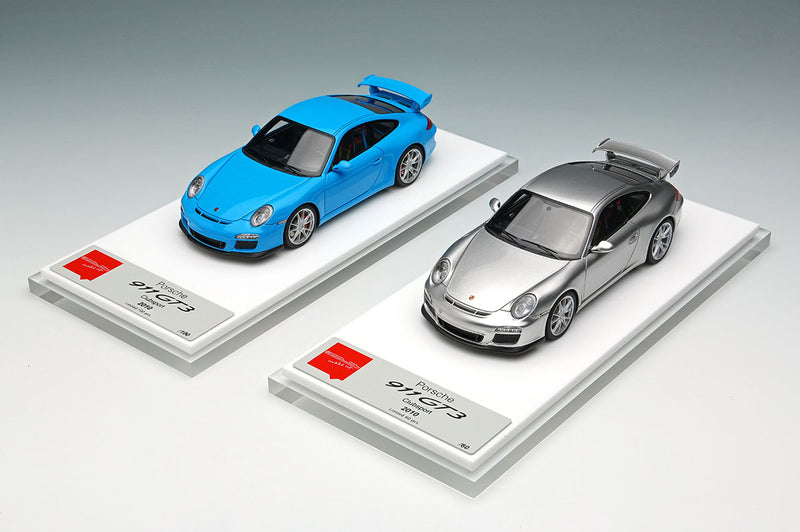 Laden Sie das Bild in Galerie -Viewer, EIDOLON EM721A Porsche 911 (997.2) GT3 Clubsport 2010 Riviera Blue Limited 100pcs Make Up 1/43 EM721A
