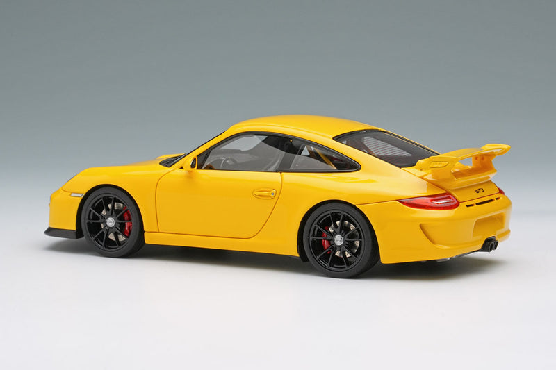 Laden Sie das Bild in Galerie -Viewer, EIDOLON EM721D Porsche 911 (997.2) GT3 Clubsport 2010 Speed Yellow Limited 60pcs Make Up 1/43 EM721D

