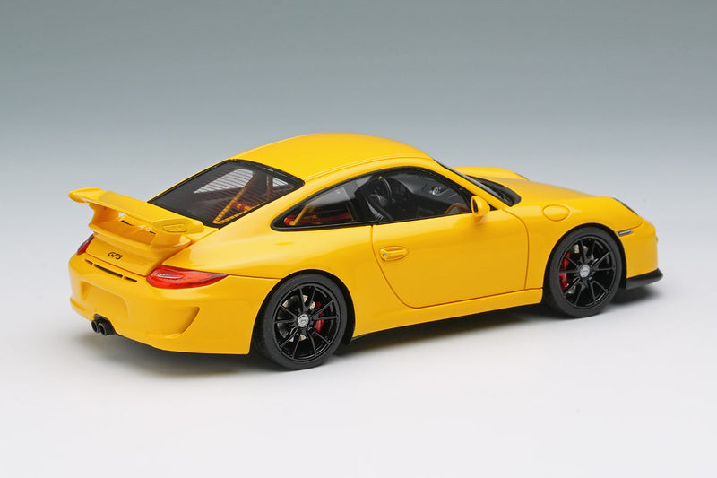 Laden Sie das Bild in Galerie -Viewer, EIDOLON EM721D Porsche 911 (997.2) GT3 Clubsport 2010 Speed Yellow Limited 60pcs Make Up 1/43 EM721D
