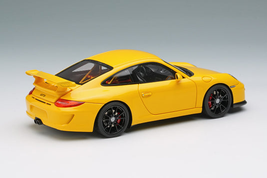 EIDOLON EM721D Porsche 911 (997.2) GT3 Clubsport 2010 Speed Yellow Limited 60pcs Make Up 1/43 EM721D