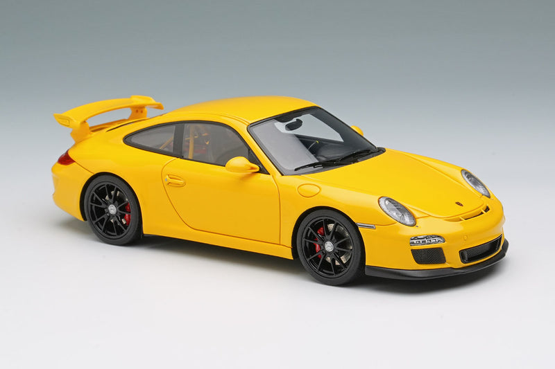 Laden Sie das Bild in Galerie -Viewer, EIDOLON EM721D Porsche 911 (997.2) GT3 Clubsport 2010 Speed Yellow Limited 60pcs Make Up 1/43 EM721D
