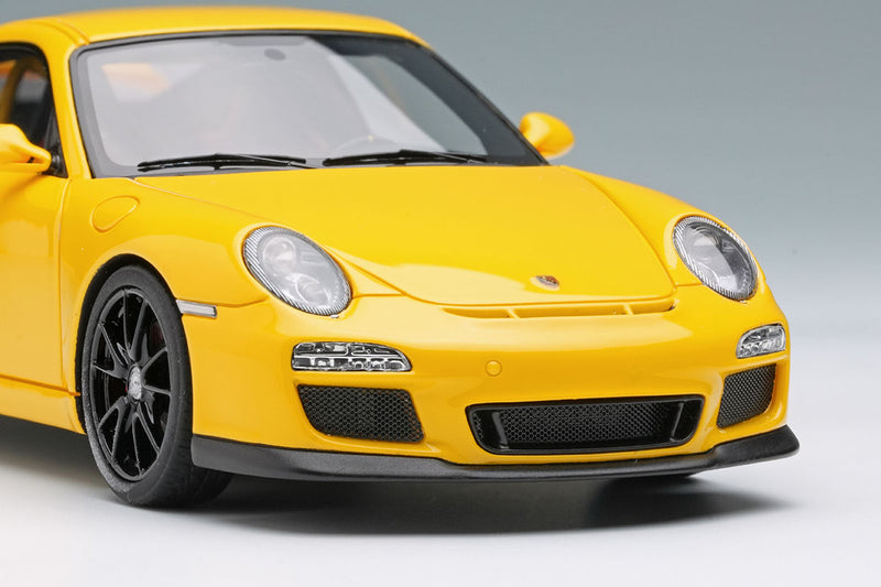 Laden Sie das Bild in Galerie -Viewer, EIDOLON EM721D Porsche 911 (997.2) GT3 Clubsport 2010 Speed Yellow Limited 60pcs Make Up 1/43 EM721D

