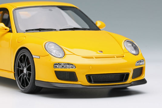 EIDOLON EM721D Porsche 911 (997.2) GT3 Clubsport 2010 Speed Yellow Limited 60pcs Make Up 1/43 EM721D