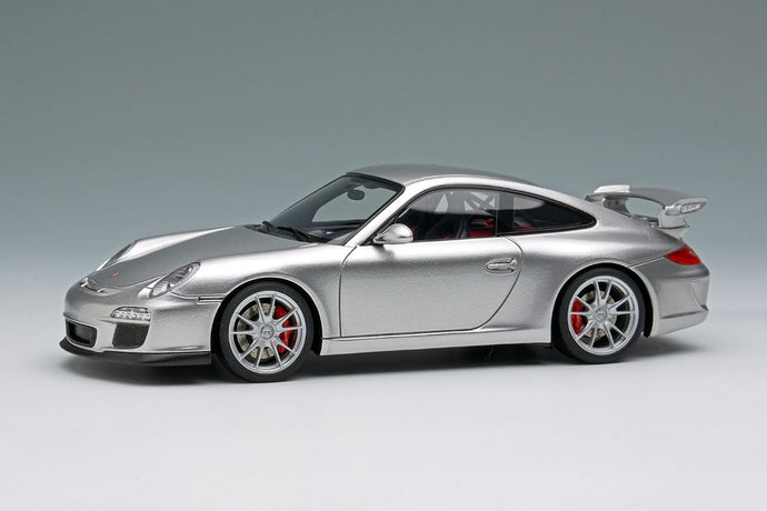 EIDOLON EM721E Porsche 911 (997.2) GT3 Clubsport 2010 GT Silver Limited 60pcs Make Up 1/43 EM721E