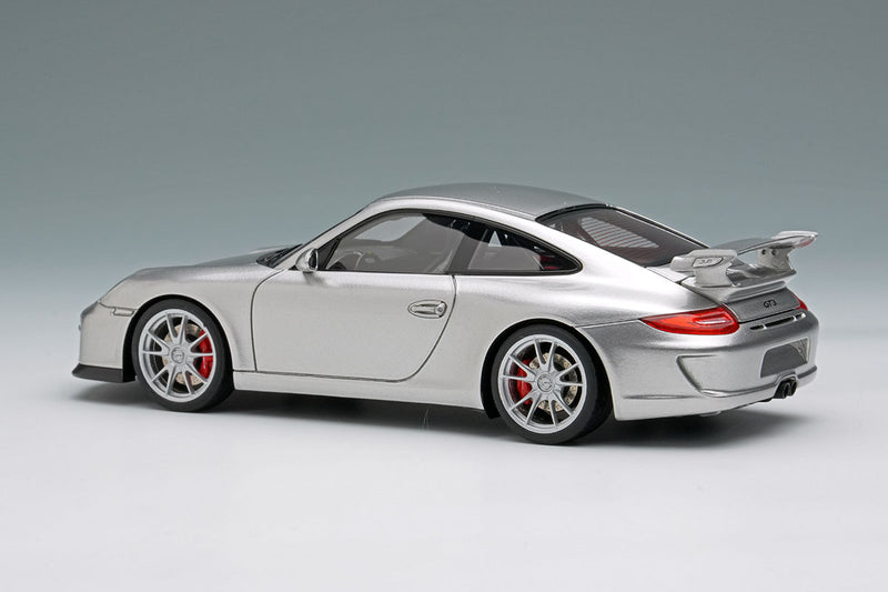 Laden Sie das Bild in Galerie -Viewer, EIDOLON EM721E Porsche 911 (997.2) GT3 Clubsport 2010 GT Silver Limited 60pcs Make Up 1/43 EM721E
