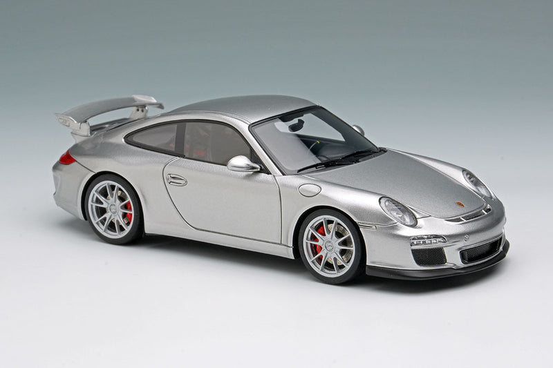 Laden Sie das Bild in Galerie -Viewer, EIDOLON EM721E Porsche 911 (997.2) GT3 Clubsport 2010 GT Silver Limited 60pcs Make Up 1/43 EM721E
