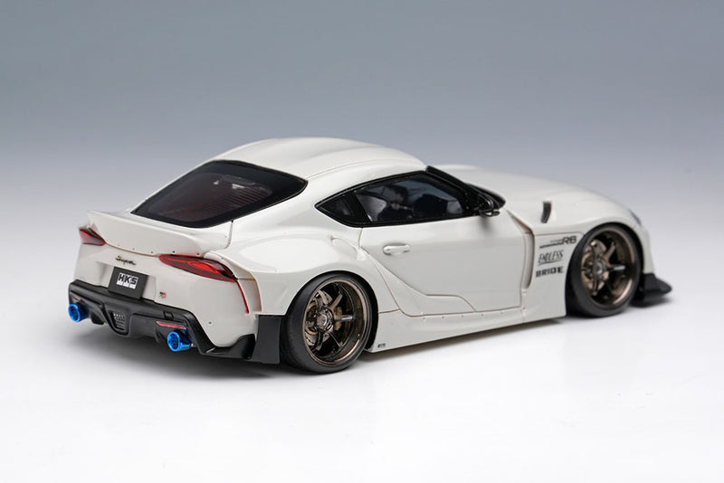 Laden Sie das Bild in Galerie -Viewer, Pre-order EIDOLON 1/43 EM723 HKS GR Supra Wide Body 2019 Pearl White Limited 150pcs
