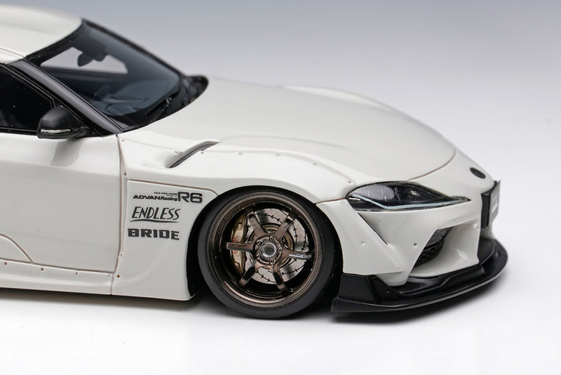 Load image into Gallery viewer, Pre-order EIDOLON 1/43 EM723 HKS GR Supra Wide Body 2019 Pearl White Limited 150pcs
