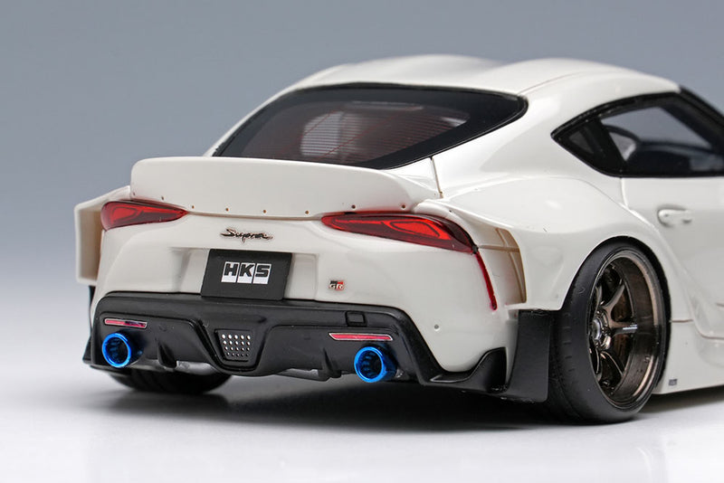 Load image into Gallery viewer, Pre-order EIDOLON 1/43 EM723 HKS GR Supra Wide Body 2019 Pearl White Limited 150pcs
