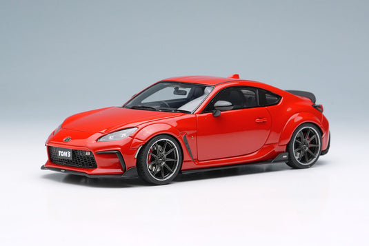 EIDOLON EM725F TOM'S GR86 Wide Body 2022 Spark Red Limited 50pcs Make Up 1/43 EM725F