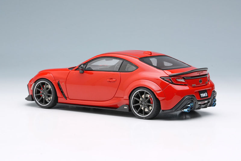 Laden Sie das Bild in Galerie -Viewer, EIDOLON EM725F TOM&#39;S GR86 Wide Body 2022 Spark Red Limited 50pcs Make Up 1/43 EM725F
