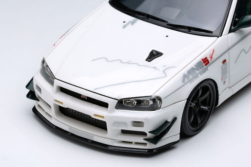 Load image into Gallery viewer, Pre-order EIDOLON 1/43 EM760 Mine&#39;s Skyline GT-R (BNR34) V-spec N1 Tokyo Auto Salon 2024 Limited 120pcs
