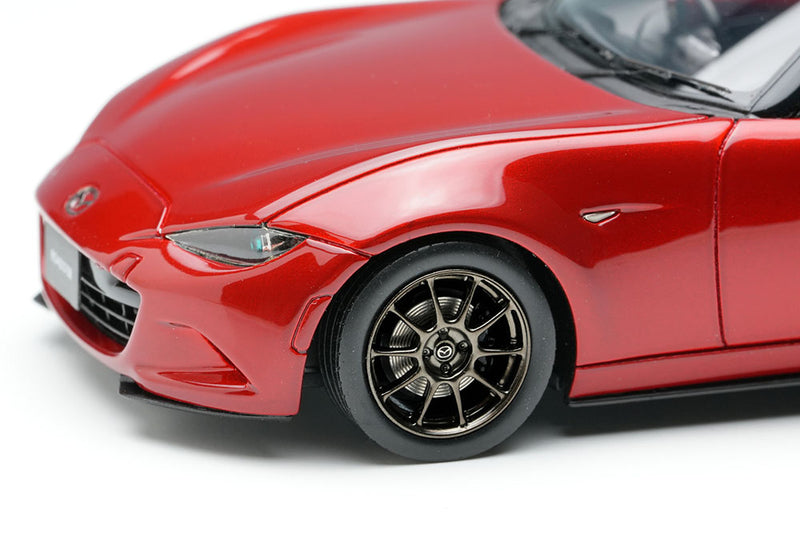 Load image into Gallery viewer, Pre-order EIDOLON 1/43 EM764C Mazda Roadster (ND) 990S 2022 Soul Red Crystal Metallic
