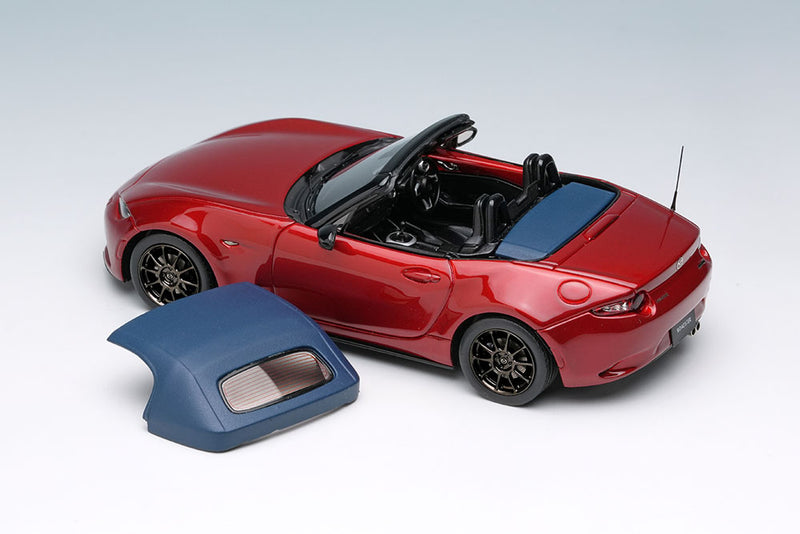 Load image into Gallery viewer, Pre-order EIDOLON 1/43 EM764C Mazda Roadster (ND) 990S 2022 Soul Red Crystal Metallic
