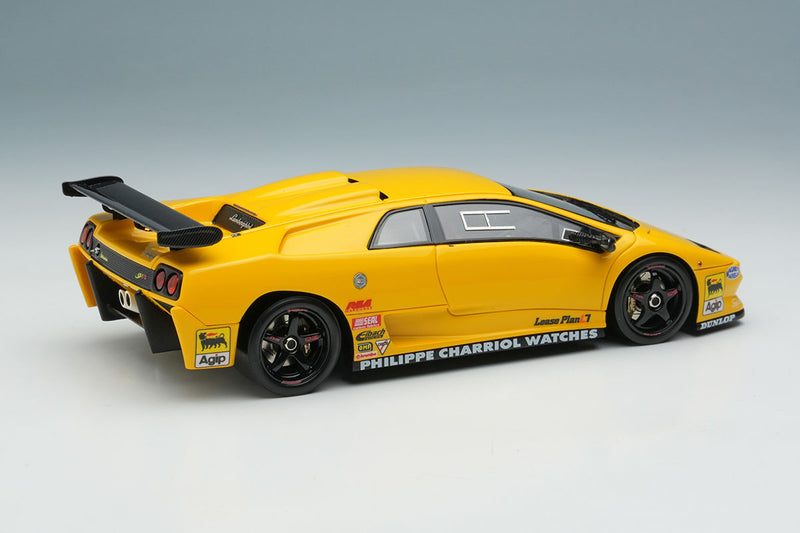 Laden Sie das Bild in Galerie -Viewer, EIDOLON EM785C Lamborghini Diablo SVR Racing 1996 Yellow Limited 80pcs Make Up 1/43 EM785C
