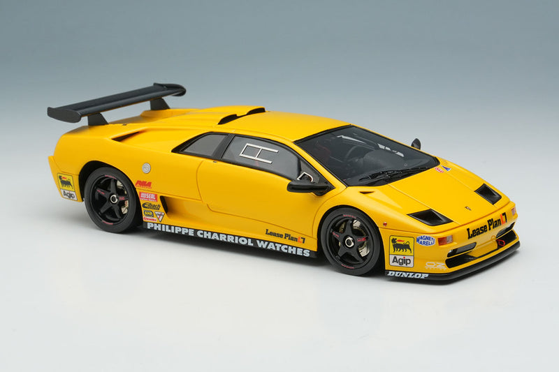 Laden Sie das Bild in Galerie -Viewer, EIDOLON EM785C Lamborghini Diablo SVR Racing 1996 Yellow Limited 80pcs Make Up 1/43 EM785C
