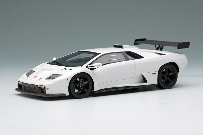 Laden Sie das Bild in Galerie -Viewer, EIDOLON EM786B Lamborghini Diablo GTR 1999 White Make Up 1/43 EM786B
